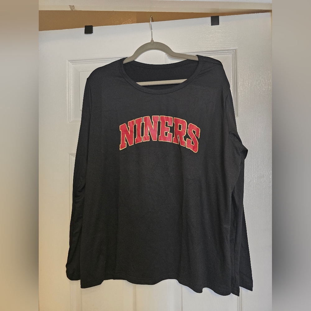 Niners Black Long Sleeve Women's Top